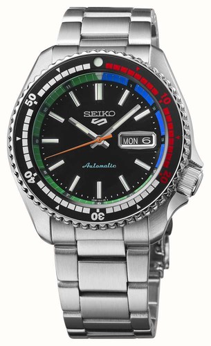Seiko sports automatic - 5, black