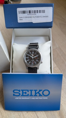 Seiko snk809 automatic boxed - seiko,
