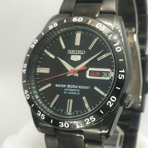 Seiko black dial automatic - seiko,