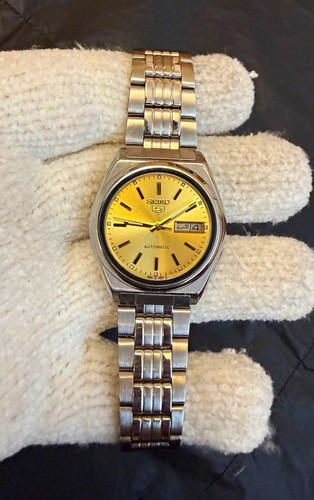 Seiko automatic gold - 5, dial