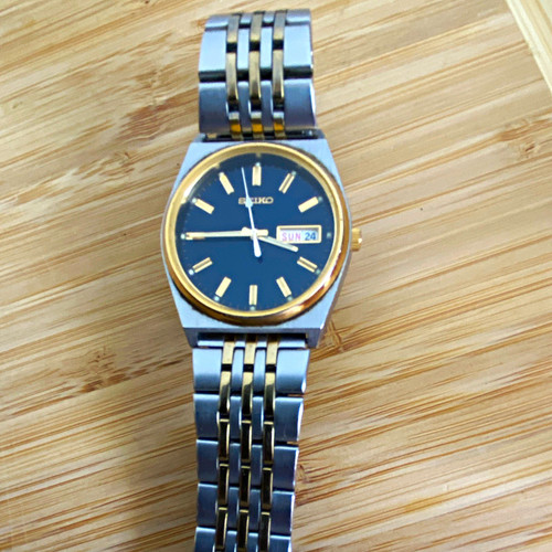Vintage seiko v743 9020 quartz - vintage,