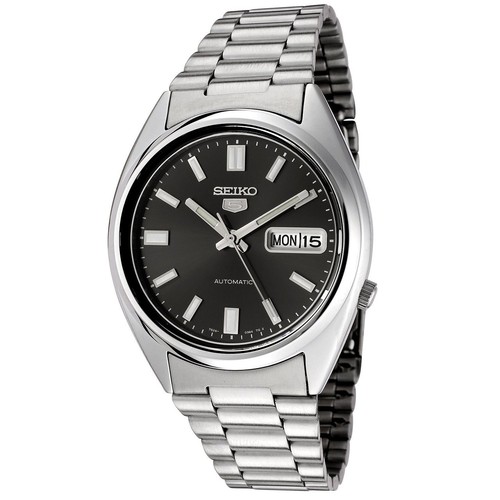 Seiko mens black dial - 5,