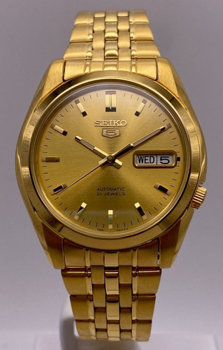 Seiko automatic gold dial - 5,
