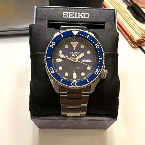 Seiko sports automatic blue - seiko,