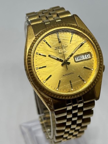 Seiko 7s26 3110 gold - 7s26-3110, day