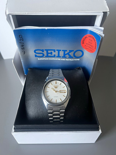 Seiko automatic silver dial - seiko,