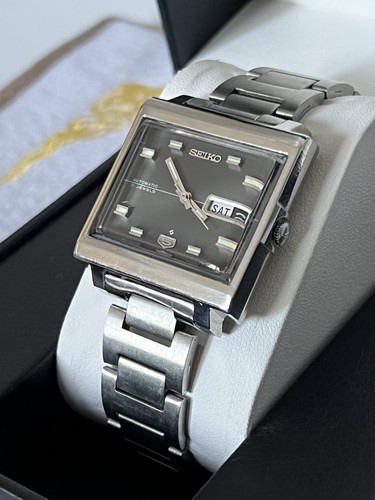 Seiko 6119 5000 black square - 5,
