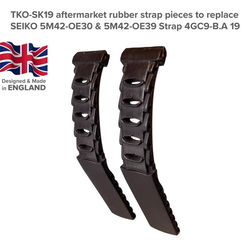 Rubber aftermarket strap seiko - rubber,