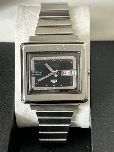 Seiko 6309 5030 black square - 6309,