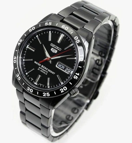 Wristwatch black seiko - wristwatch,