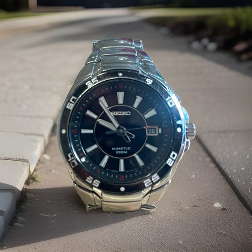 Seiko kinetic 100m men - kinetic, men’s