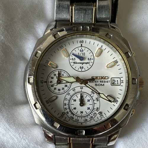 Seiko chronograph quartz 50m - chronograph,