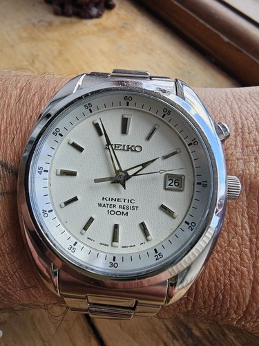 Seiko 5m63 0ak0 kinetic - 5m63-0ak0,