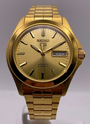 Seiko automatic gold dial - seiko,